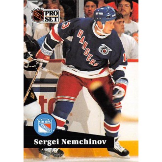 Řadové karty - Nemchinov Sergei - 1991-92 Pro Set No.441
