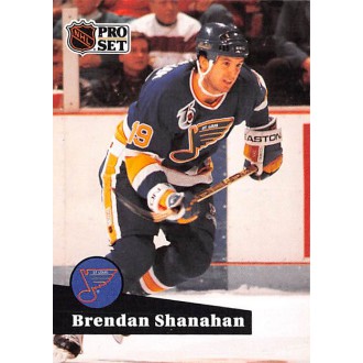 Řadové karty - Shanahan Brendan - 1991-92 Pro Set No.475
