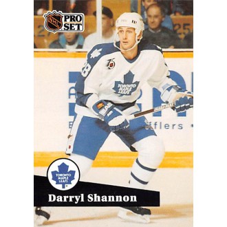 Řadové karty - Shannon Darryl - 1991-92 Pro Set No.490