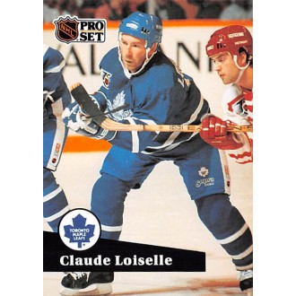 Řadové karty - Loiselle Claude - 1991-92 Pro Set No.493
