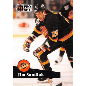 Řadové karty - Sandlak Jim - 1991-92 Pro Set No.497