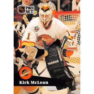 Řadové karty - McLean Kirk - 1991-92 Pro Set No.501