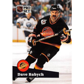 Řadové karty - Babych Dave - 1991-92 Pro Set No.503