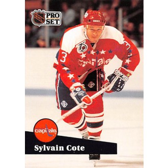 Řadové karty - Cote Sylvain - 1991-92 Pro Set No.512