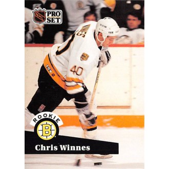 Řadové karty - Winnes Chris - 1991-92 Pro Set No.522