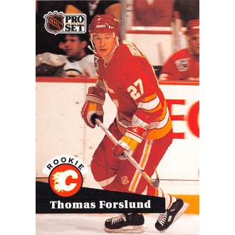Řadové karty - Forslund Thomas - 1991-92 Pro Set No.527