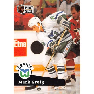 Řadové karty - Greig Mark - 1991-92 Pro Set No.537