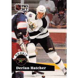 Řadové karty - Hatcher Derian - 1991-92 Pro Set No.543