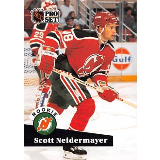 Řadové karty - Niedermayer Scott - 1991-92 Pro Set No.547
