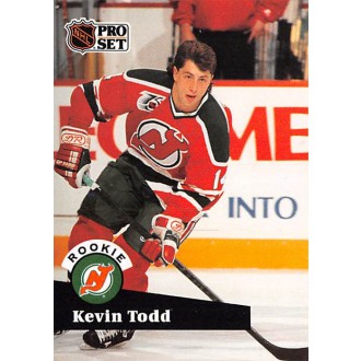 Řadové karty - Todd Kevin - 1991-92 Pro Set No.548