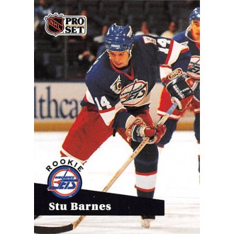 Řadové karty - Barnes Stu - 1991-92 Pro Set No.566