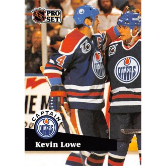 Řadové karty - Lowe Kevin - 1991-92 Pro Set No.572