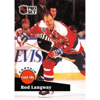 Řadové karty - Langway Rod - 1991-92 Pro Set No.587