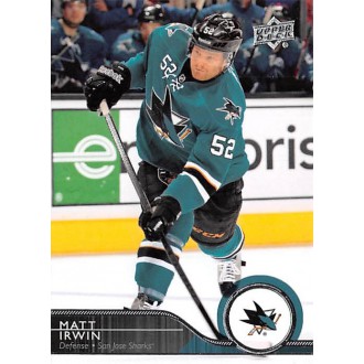 Řadové karty - Irwin Matt - 2014-15 Upper Deck No.159