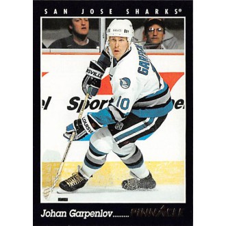 Řadové karty - Garpenlov Johan - 1993-94 Pinnacle No.63
