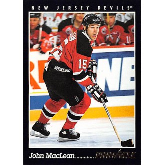 Řadové karty - MacLean John - 1993-94 Pinnacle No.183