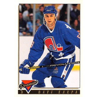 Paralelní karty - Karpa Dave - 1993-94 OPC Premier Gold No.408