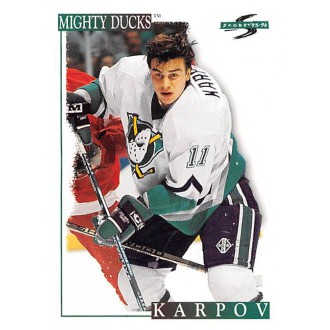 Řadové karty - Karpov Valeri - 1995-96 Score No.170