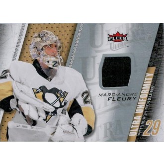 Jersey karty - Fleury Marc-Andre - 2009-10 Ultra Uniformity black No.UU-FL