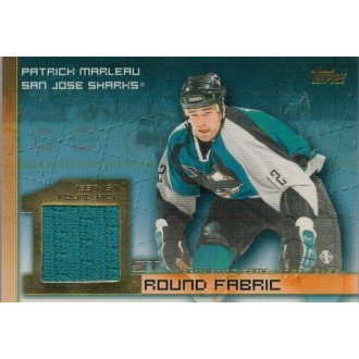 Jersey karty - Marleau Patrick - 2002-03 Topps First Round Fabric No.FRF-PM