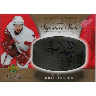 Podepsané karty - Draper Kris - 2006-07 Sweet Shot Signature No.SS-KD