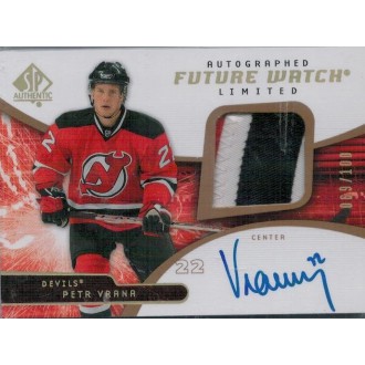 Patch karty - Vrána Petr - 2008-09 SP Authentic Limited Autographed No.202