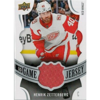 Jersey karty - Zetterberg Henrik - 2018-19 Upper Deck Game Jerseys No.GJ-HZ