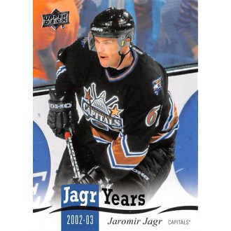 Insertní karty - Jágr Jaromír - 2018-19 Upper Deck Jagr Years No.JJ13