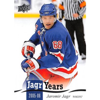 Insertní karty - Jágr Jaromír - 2018-19 Upper Deck Jagr Years No.JJ15