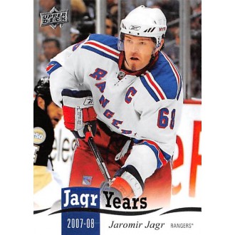 Insertní karty - Jágr Jaromír - 2018-19 Upper Deck Jagr Years No.JJ17