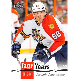 Insertní karty - Jágr Jaromír - 2018-19 Upper Deck Jagr Years No.JJ22