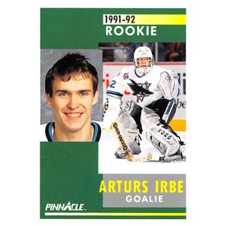 Řadové karty - Irbe Arturs - 1991-92 Pinnacle No.323