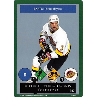 Řadové karty - Hedican Bret - 1995-96 Playoff One on One No.317