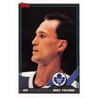 Řadové karty - Foligno Mike - 1991-92 Topps No.18