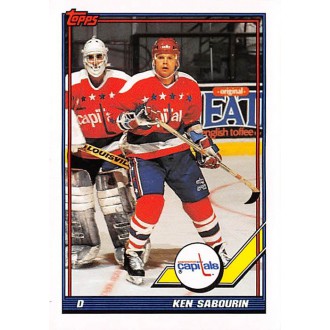 Řadové karty - Sabourin Ken - 1991-92 Topps No.43