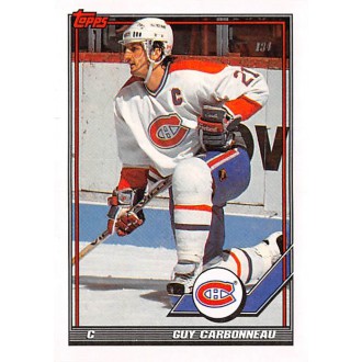 Řadové karty - Carbonneau Guy - 1991-92 Topps No.54
