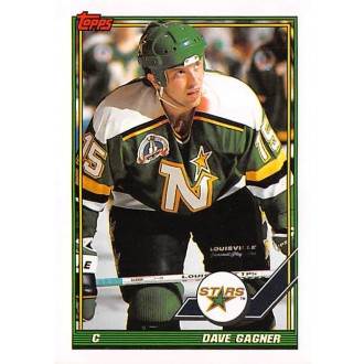 Řadové karty - Gagner Dave - 1991-92 Topps No.74