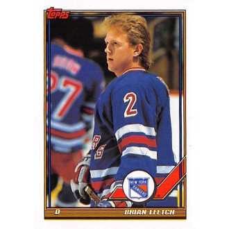 Řadové karty - Leetch Brian - 1991-92 Topps No.108