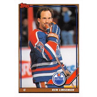 Řadové karty - Linseman Ken - 1991-92 Topps No.146