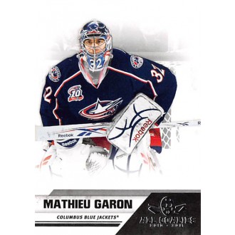 Řadové karty - Garon Mathieu - 2010-11 All Goalies No.22