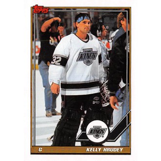 Řadové karty - Hrudey Kelly - 1991-92 Topps No.195