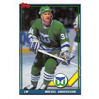 Řadové karty - Andersson Mikael - 1991-92 Topps No.197