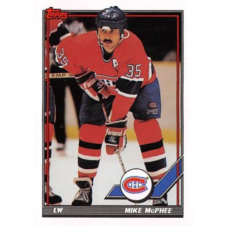 Řadové karty - McPhee Mike - 1991-92 Topps No.252