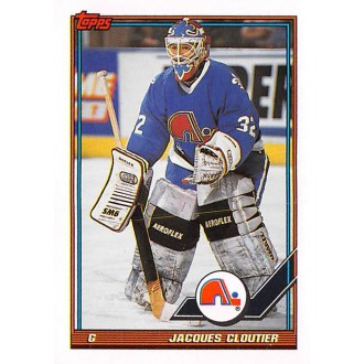 Řadové karty - Cloutier Jacques - 1991-92 Topps No.286