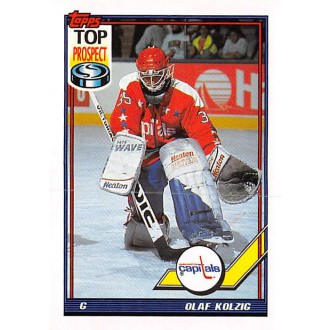 Řadové karty - Kolzig Olaf - 1991-92 Topps No.290