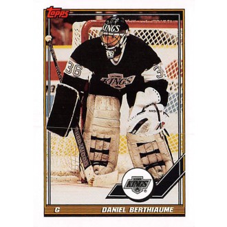 Řadové karty - Berthiaume Daniel - 1991-92 Topps No.313