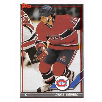 Řadové karty - Savard Denis - 1991-92 Topps No.330