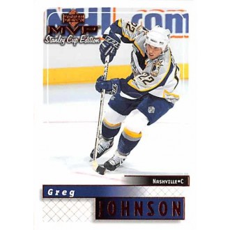 Řadové karty - Johnson Greg - 1999-00 MVP Stanley Cup No.102