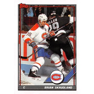 Řadové karty - Skrudland Brian - 1991-92 Topps No.349