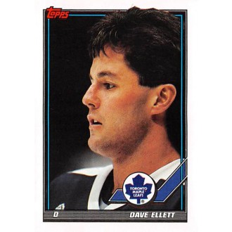 Řadové karty - Ellett Dave - 1991-92 Topps No.381